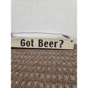 Beachcombers Got Beer Wooden Wall Sign Rustic Bar Decor Beer Mug Accent